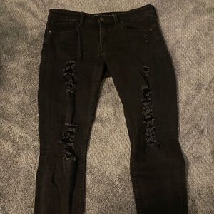 Express Skinny Jeggings Black